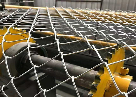 ODM PVC ίντσας φρακτών 5x5 συνδέσεων αλυσίδων διαμαντιών επιφάνειας που ντύνεται ομαλό