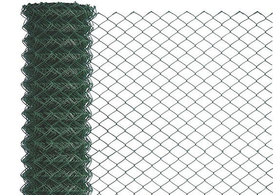 Ρόλος 50x50mm 4ft φρακτών συνδέσεων αλυσίδων διαμαντιών κραμάτων αργιλίου ψευδάργυρου