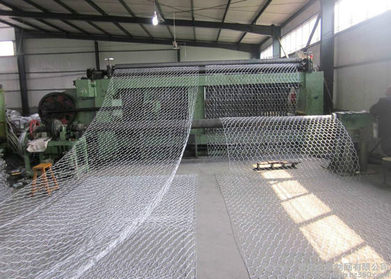 Γαλβανισμένο ντυμένο PVC πλέγμα καλωδίων Gabion καυτής εμβύθισης για τους τοίχους βράχου