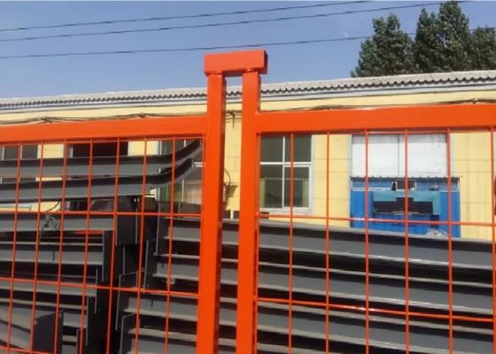 3.5mm καλωδίων Dia κινητή φρακτών περίφραξη μετάλλων επιτροπών υποβαλλόμενη σε θερμοθεραπεία προσωρινή