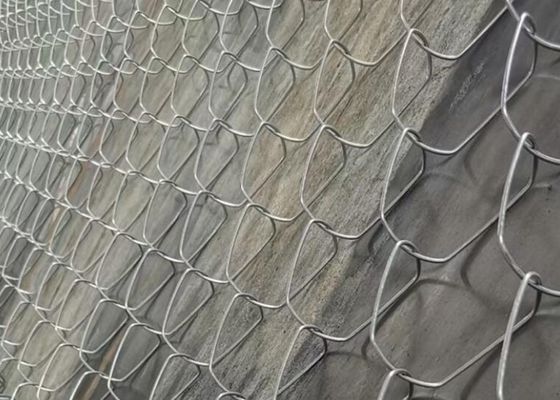 Φράκτης 20m πλάτος 75X75mm συνδέσεων αλυσίδων διαμαντιών κήπων αθλητικών παιδικών χαρών