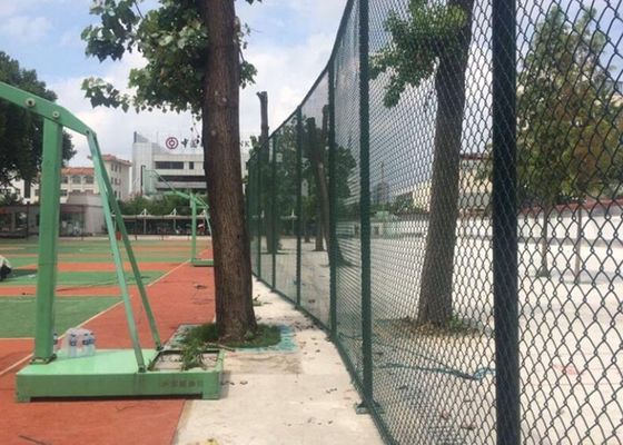 Καυτός βυθισμένος γαλβανισμένος φράκτης συνδέσεων αλυσίδων διαμαντιών 8FT φιλικός προς το περιβάλλον