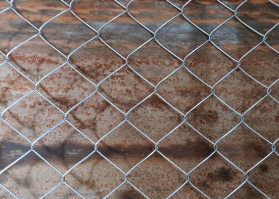 το PVC 3.0mm έντυσε το γαλβανισμένο φράκτη συνδέσεων αλυσίδων με την άκρη συστροφής αρθρώσεων